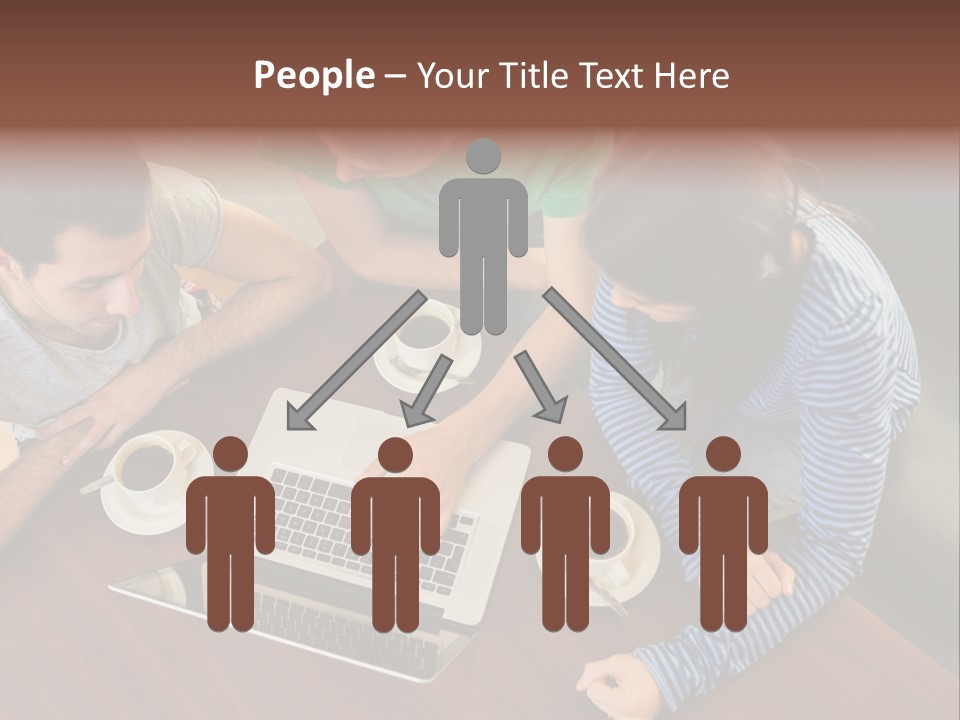 Technology Typing Cafe PowerPoint Template