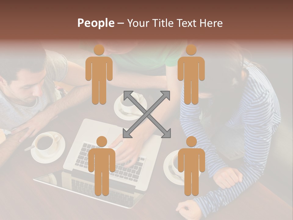 Technology Typing Cafe PowerPoint Template