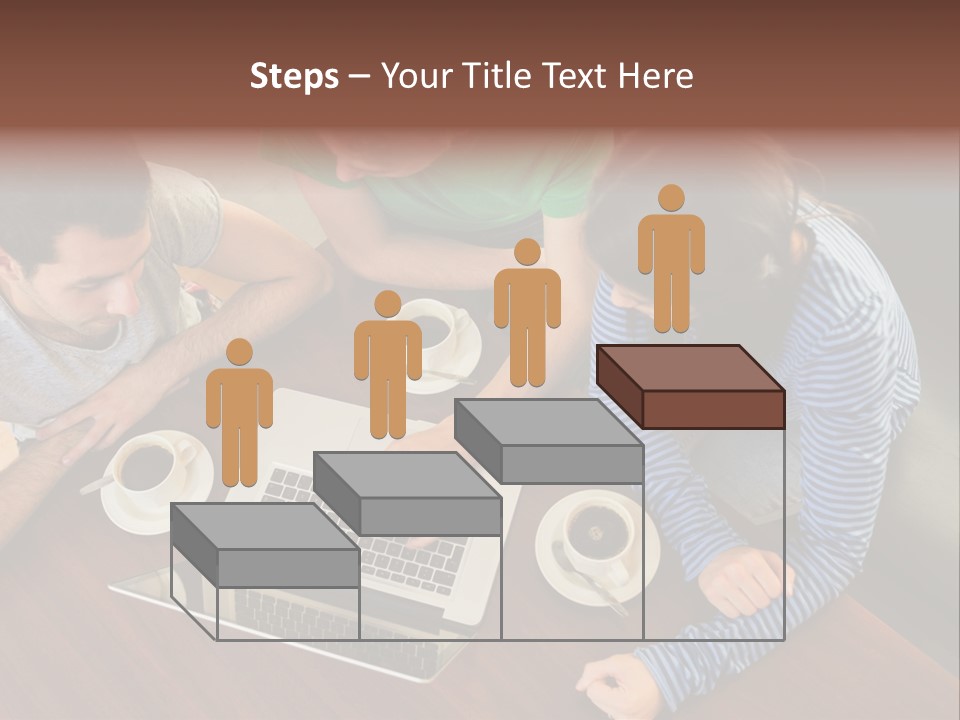 Technology Typing Cafe PowerPoint Template