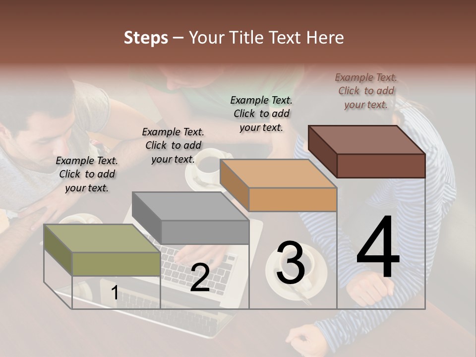 Technology Typing Cafe PowerPoint Template