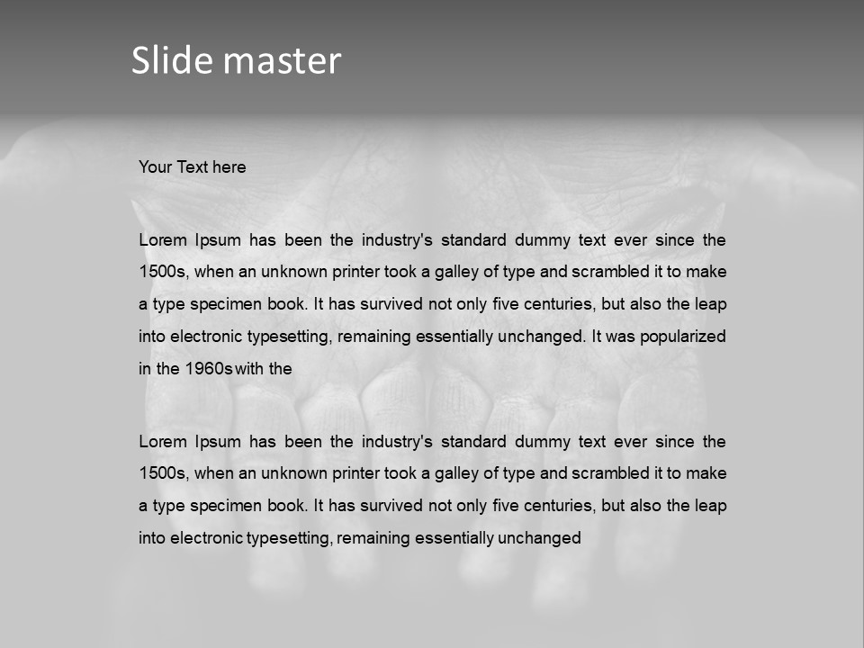 Endurance Pleading Retirement PowerPoint Template