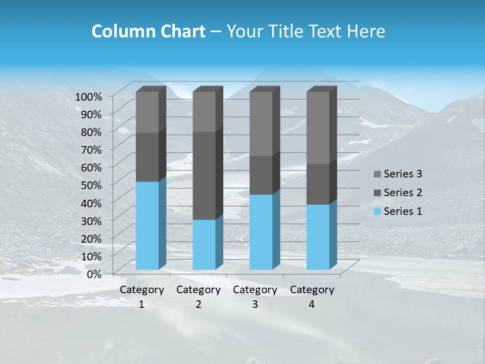 Mountain Lake Scenery Alps PowerPoint Template