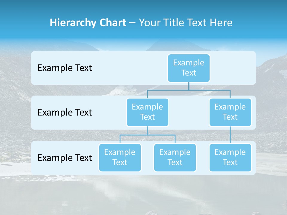 Mountain Lake Scenery Alps PowerPoint Template