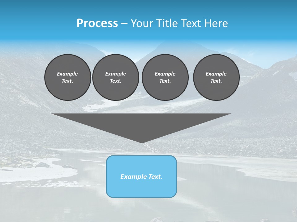 Mountain Lake Scenery Alps PowerPoint Template