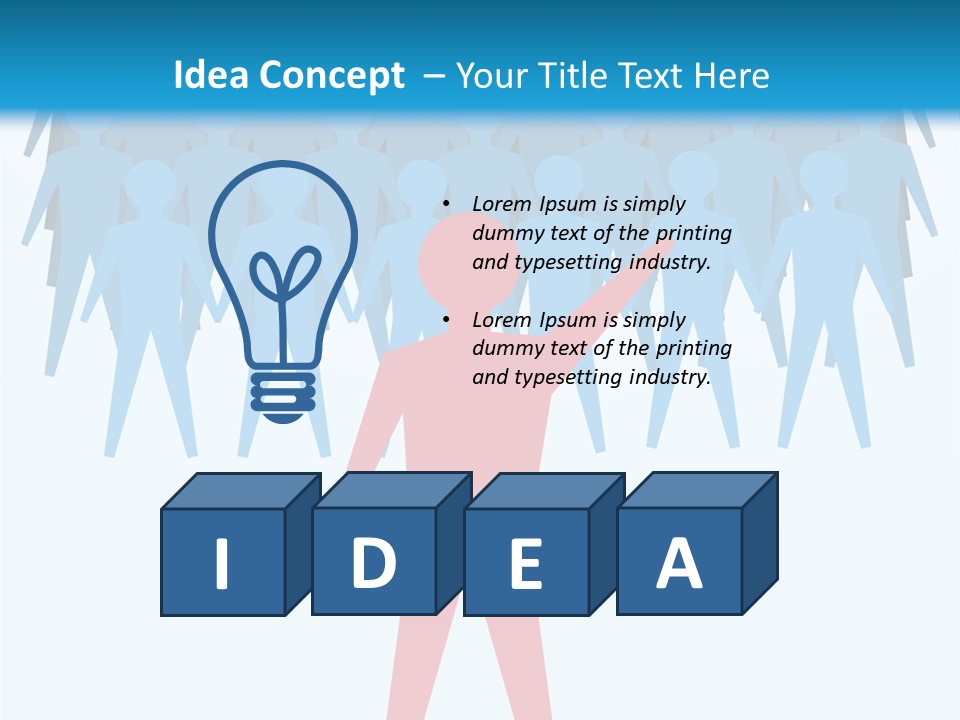 Employer Leader Force PowerPoint Template