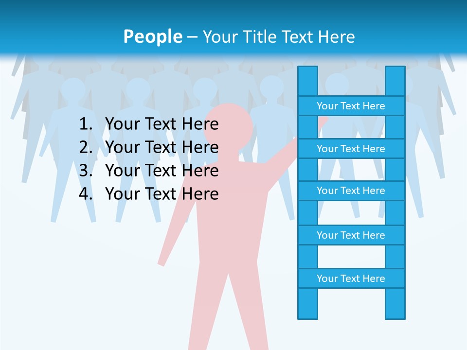 Employer Leader Force PowerPoint Template