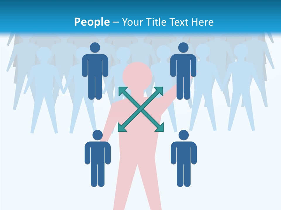 Employer Leader Force PowerPoint Template