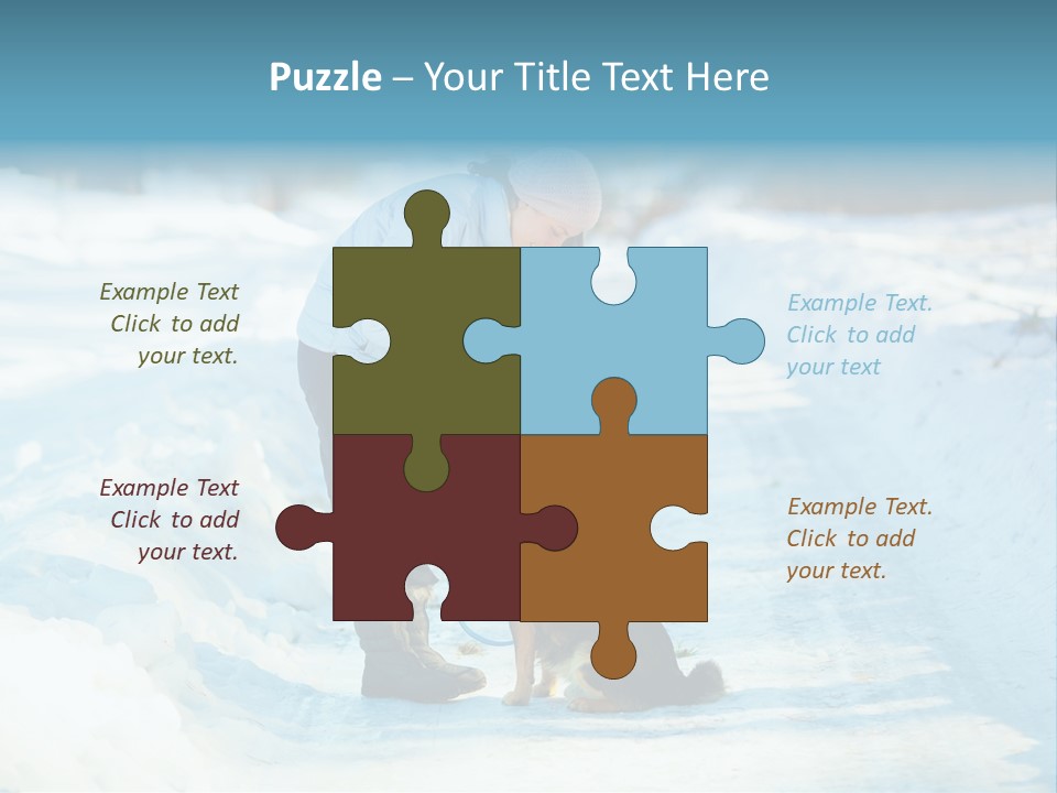 Teaching Loving Animals PowerPoint Template