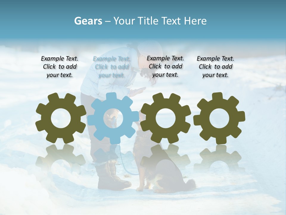 Teaching Loving Animals PowerPoint Template