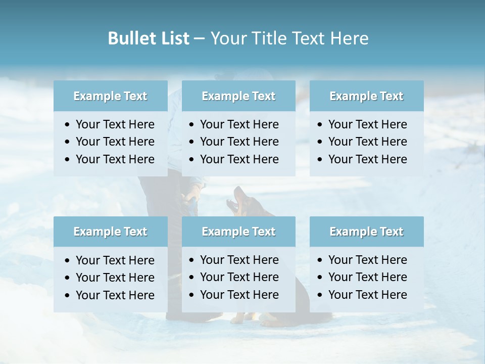 Teaching Loving Animals PowerPoint Template