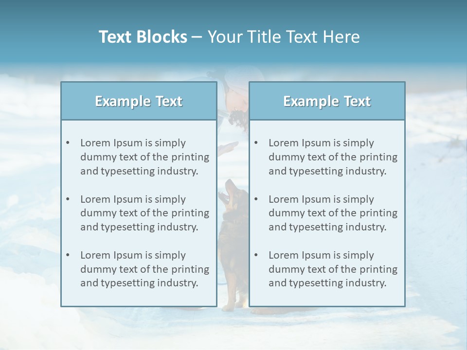Teaching Loving Animals PowerPoint Template