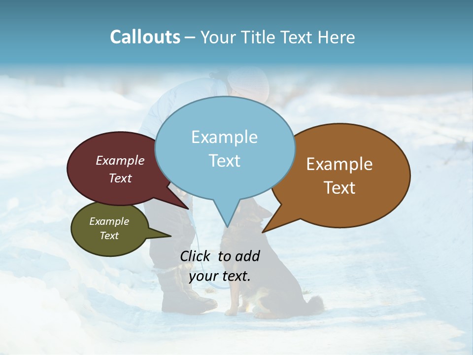 Teaching Loving Animals PowerPoint Template