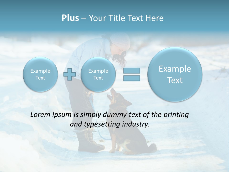 Teaching Loving Animals PowerPoint Template