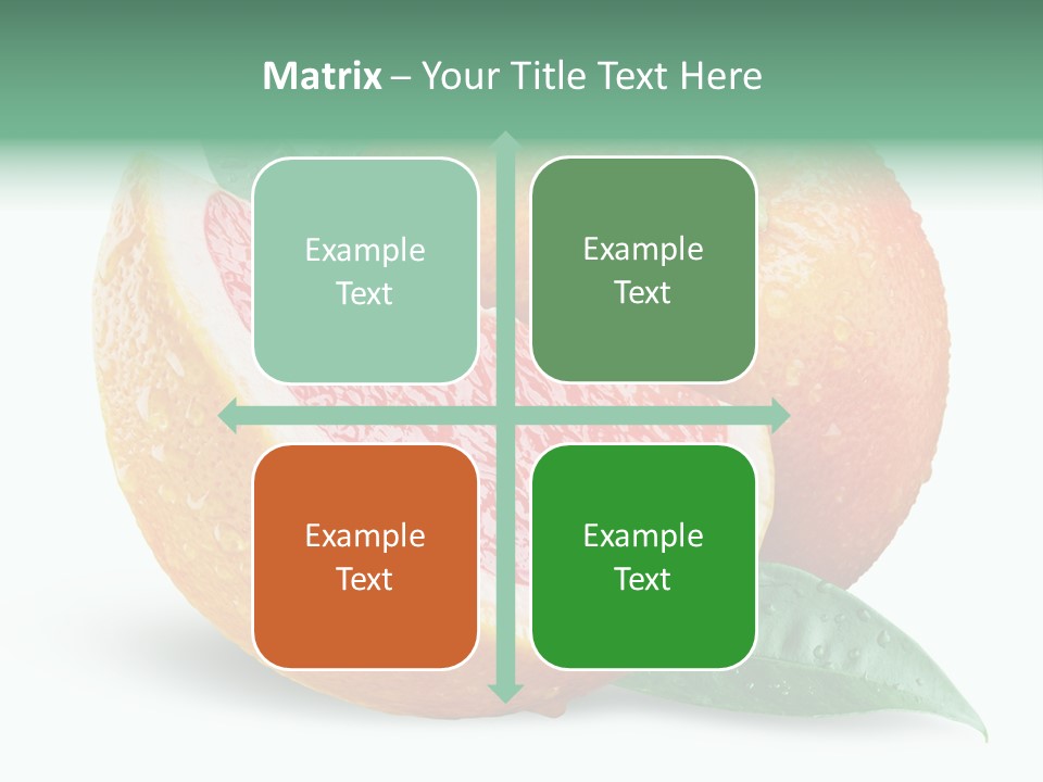 Object Wet Drop PowerPoint Template