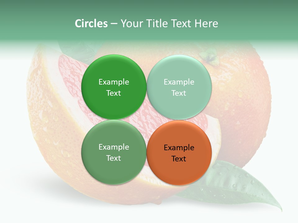 Object Wet Drop PowerPoint Template