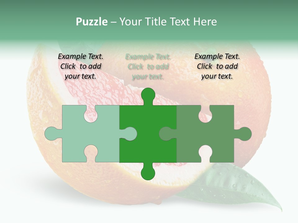 Object Wet Drop PowerPoint Template