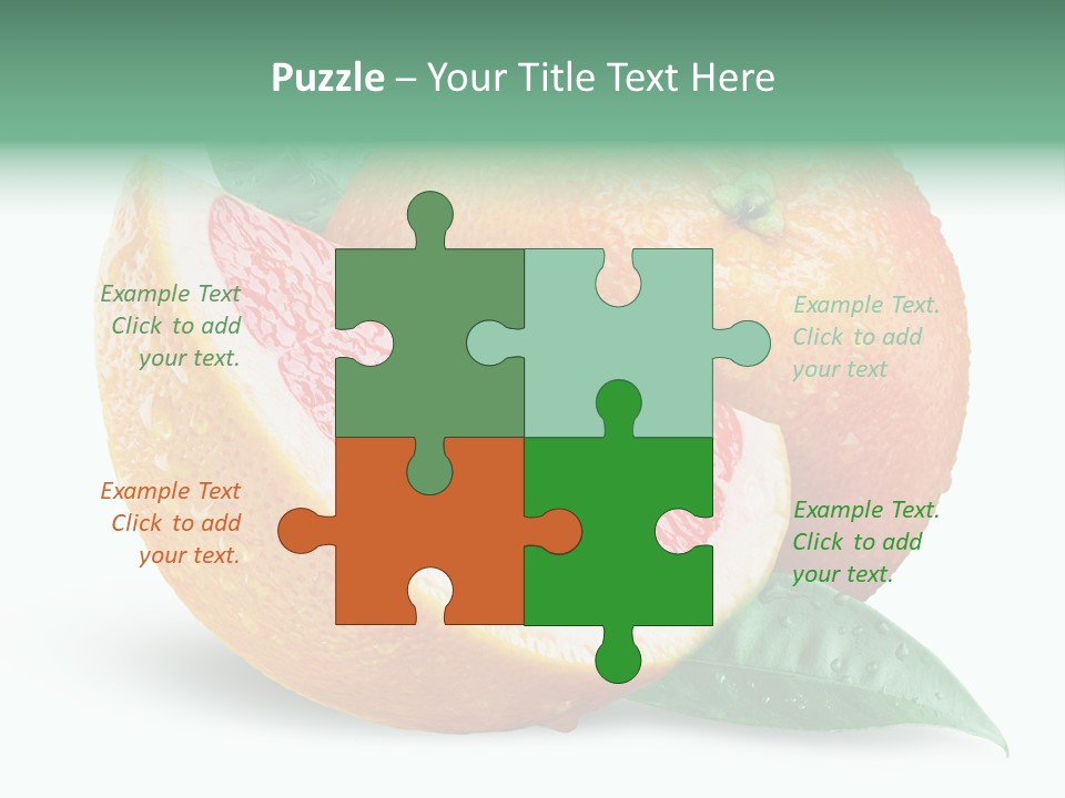 Object Wet Drop PowerPoint Template