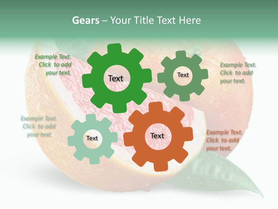 Object Wet Drop PowerPoint Template