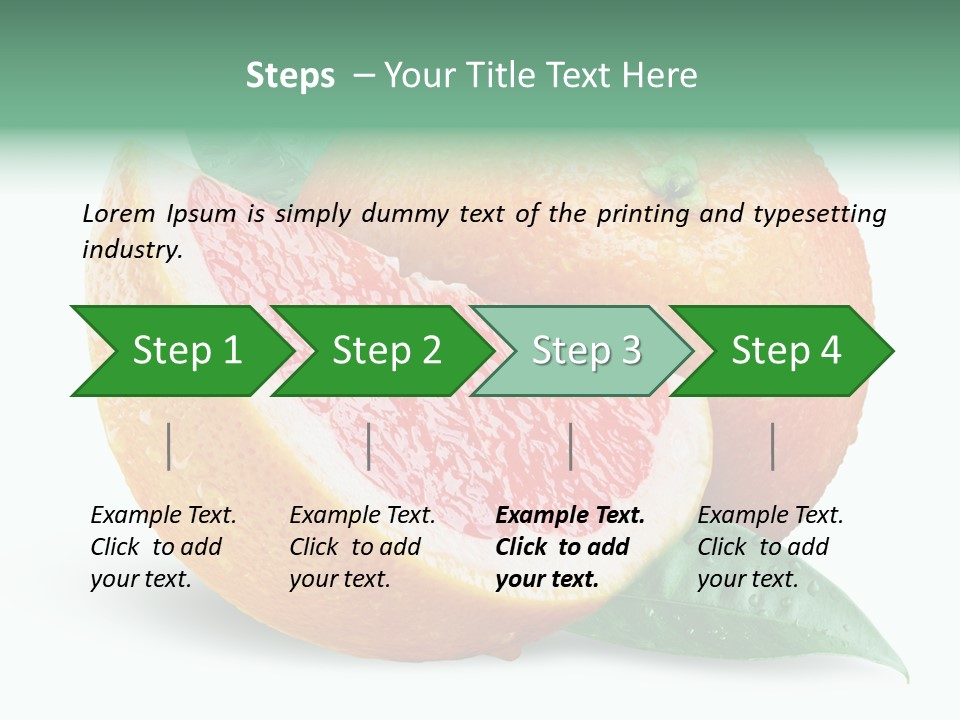 Object Wet Drop PowerPoint Template