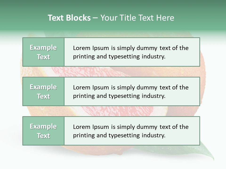 Object Wet Drop PowerPoint Template