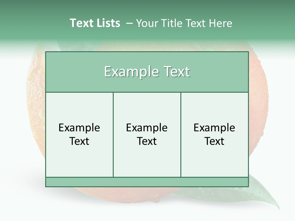 Object Wet Drop PowerPoint Template