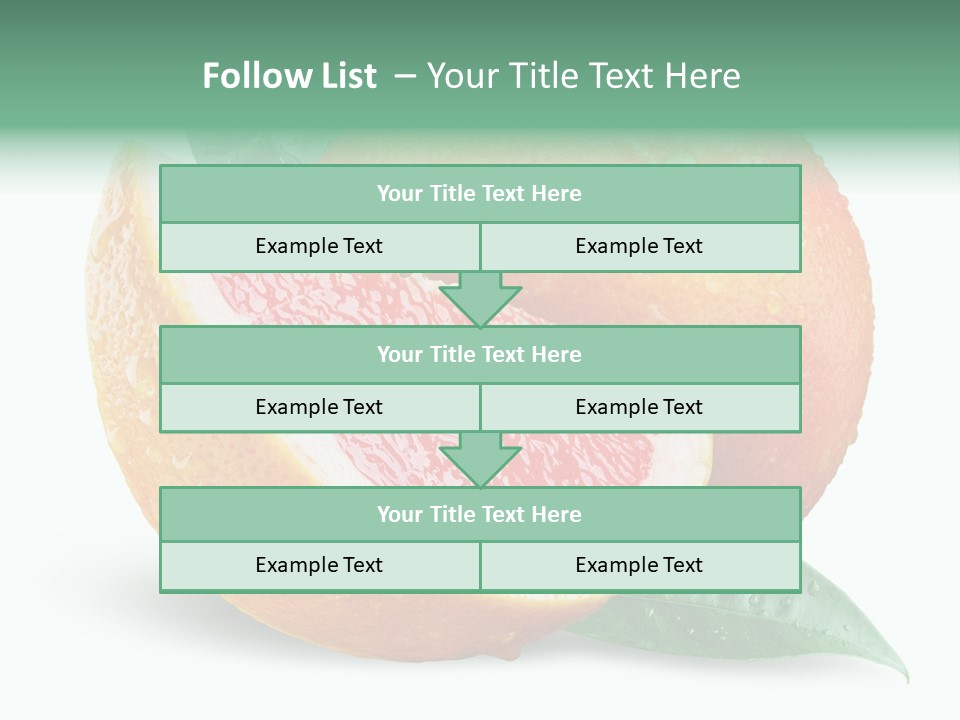 Object Wet Drop PowerPoint Template