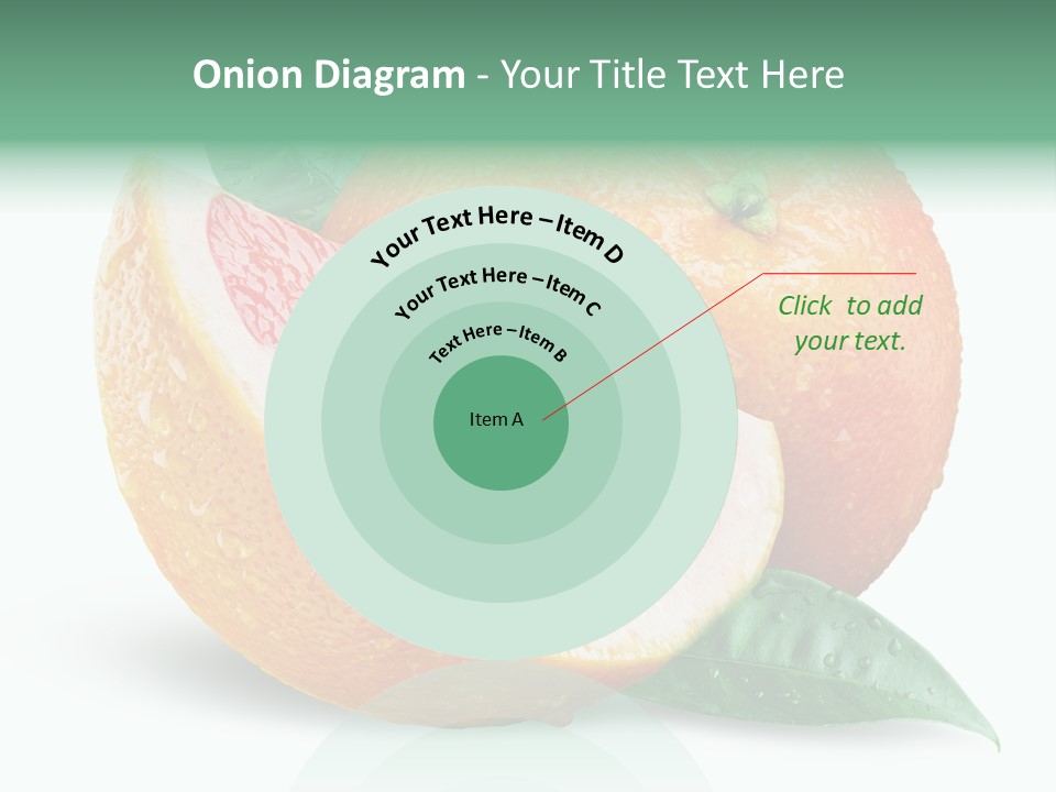 Object Wet Drop PowerPoint Template