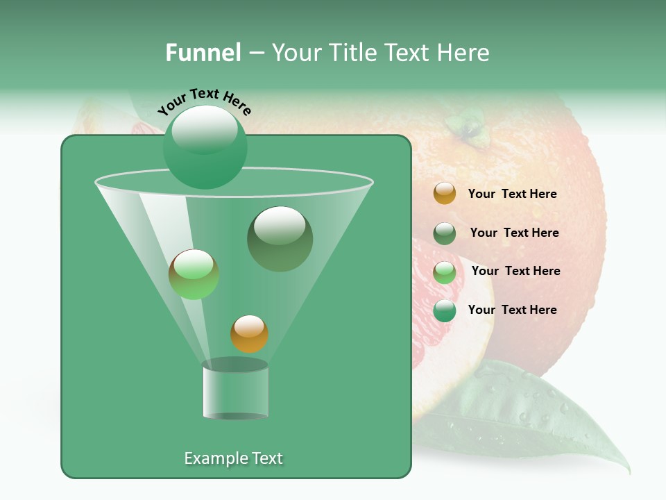 Object Wet Drop PowerPoint Template