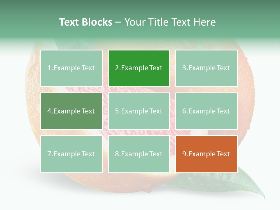 Object Wet Drop PowerPoint Template