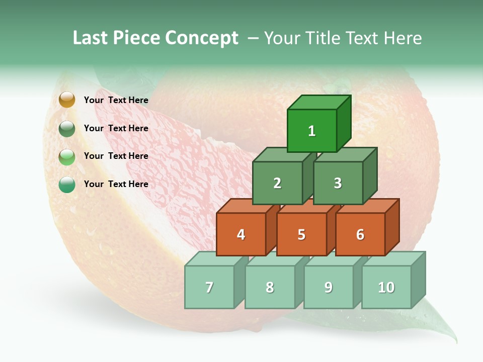 Object Wet Drop PowerPoint Template