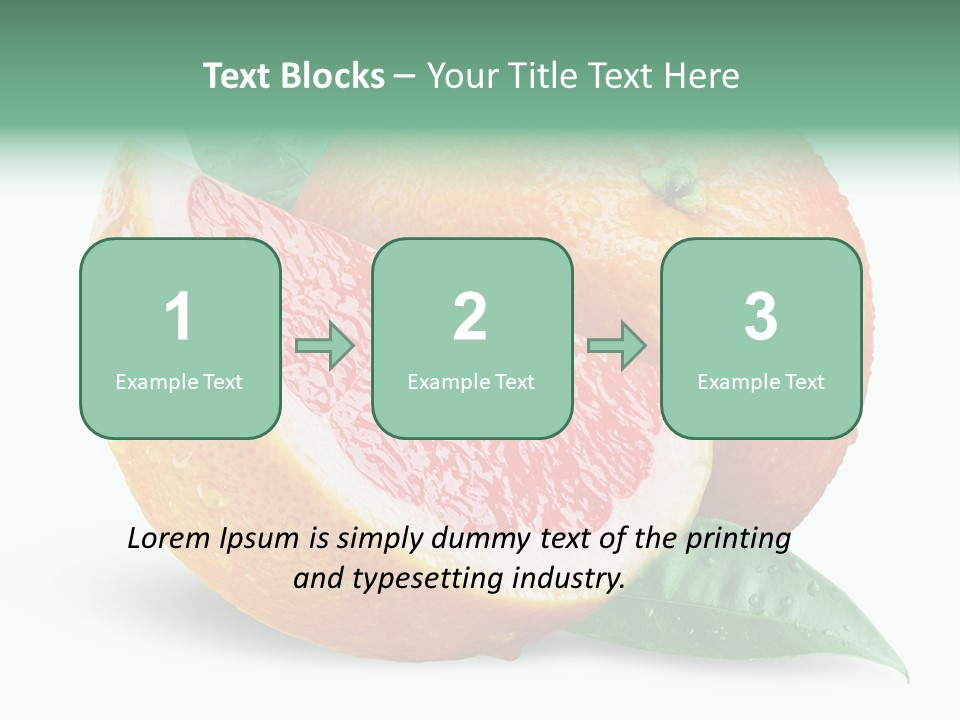 Object Wet Drop PowerPoint Template