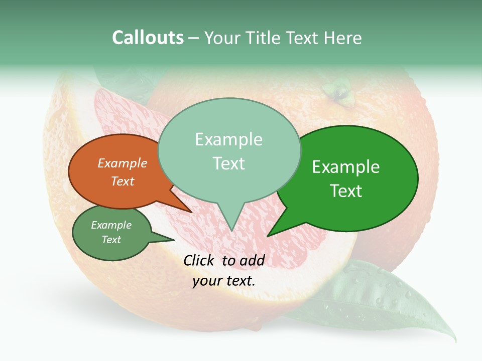 Object Wet Drop PowerPoint Template
