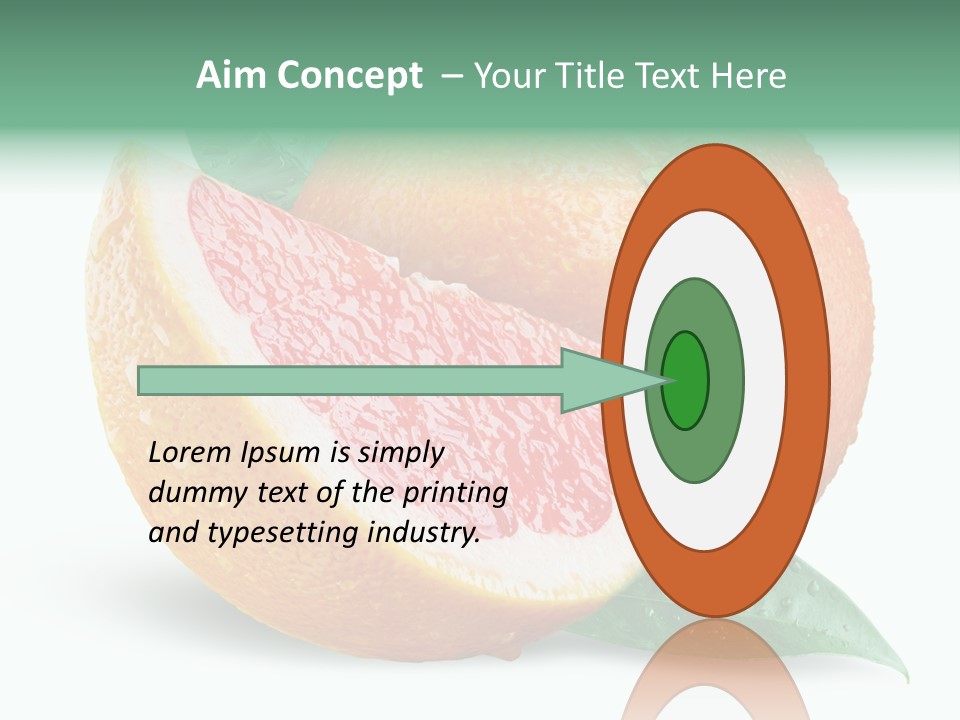 Object Wet Drop PowerPoint Template