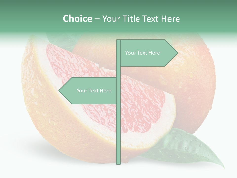 Object Wet Drop PowerPoint Template