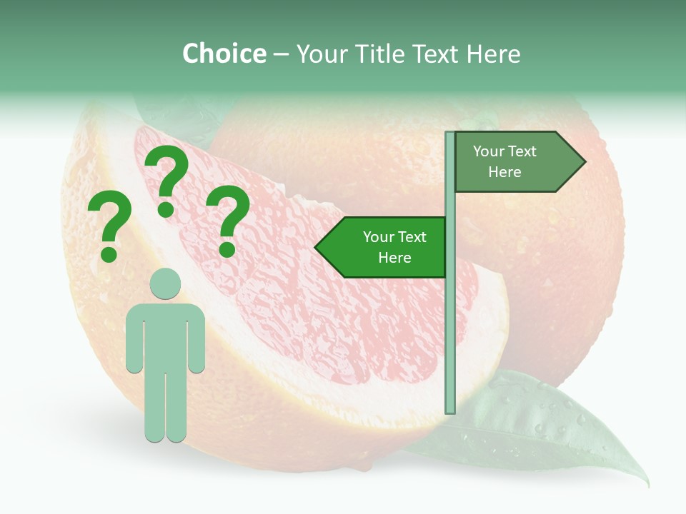 Object Wet Drop PowerPoint Template