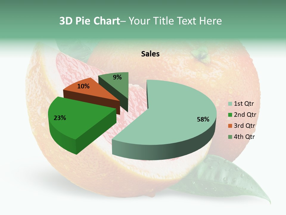 Object Wet Drop PowerPoint Template