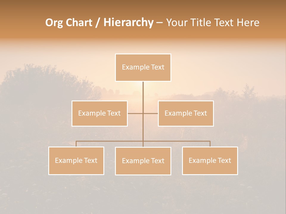 Spiderweb Landscape Outdoor PowerPoint Template