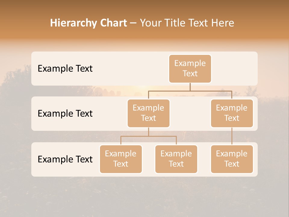 Spiderweb Landscape Outdoor PowerPoint Template