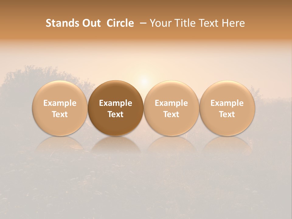 Spiderweb Landscape Outdoor PowerPoint Template