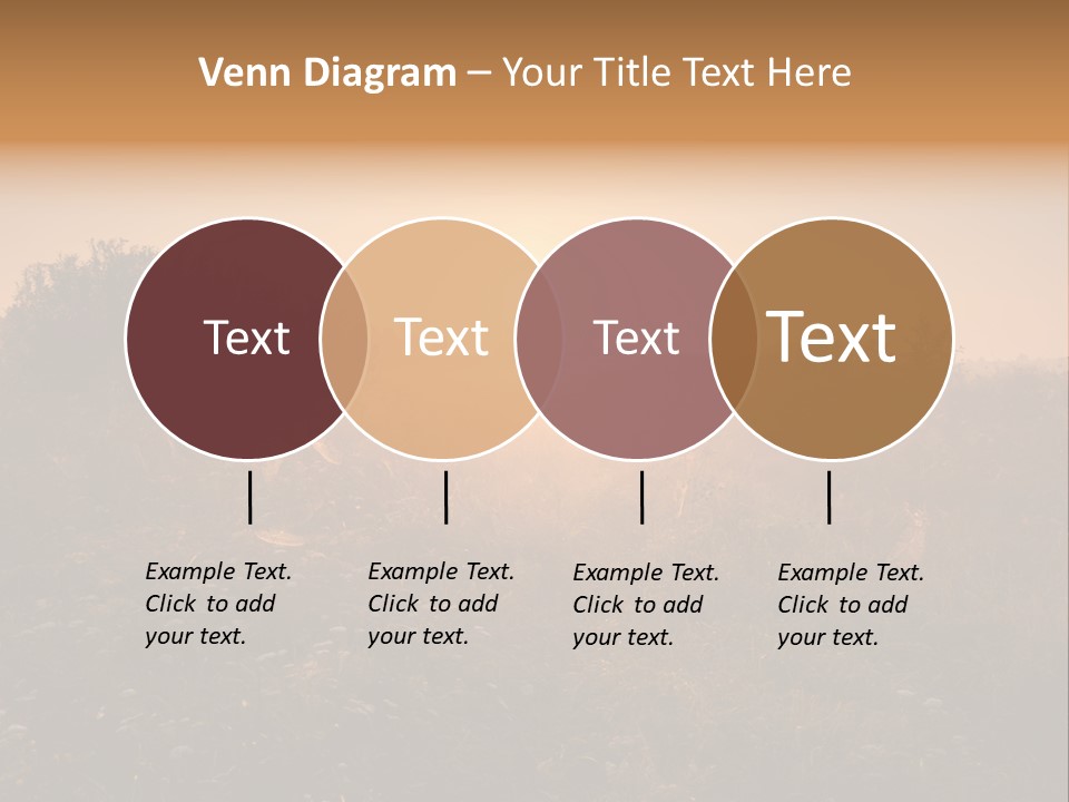 Spiderweb Landscape Outdoor PowerPoint Template