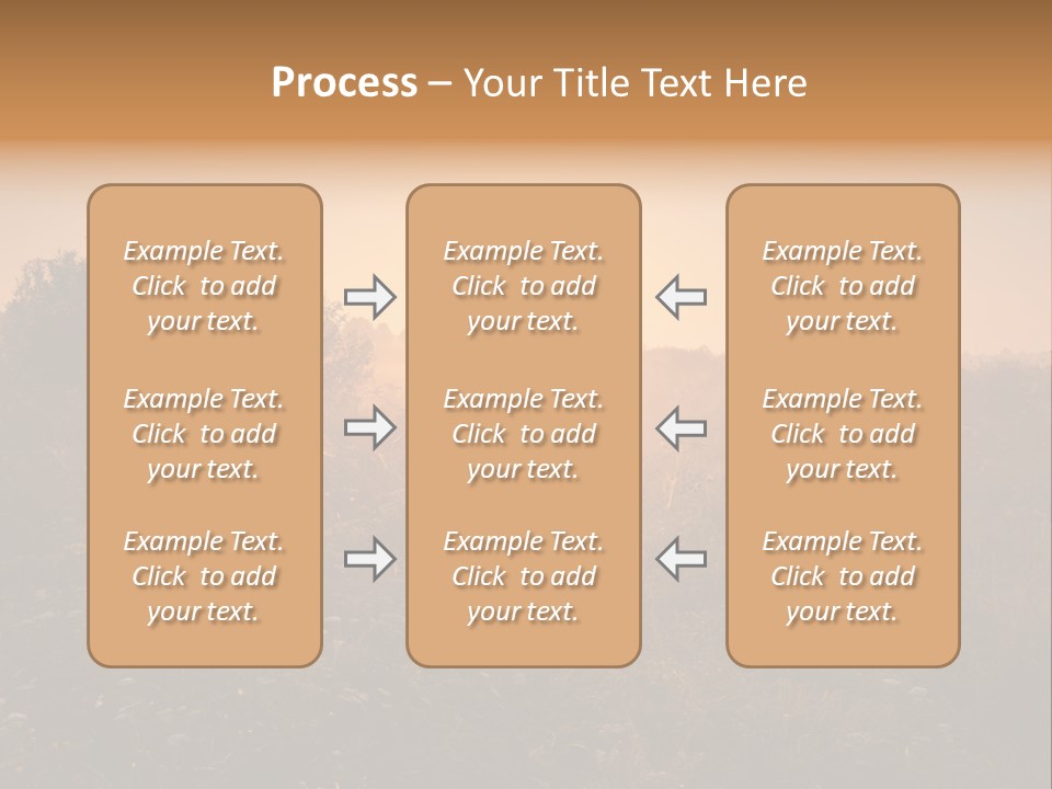 Spiderweb Landscape Outdoor PowerPoint Template