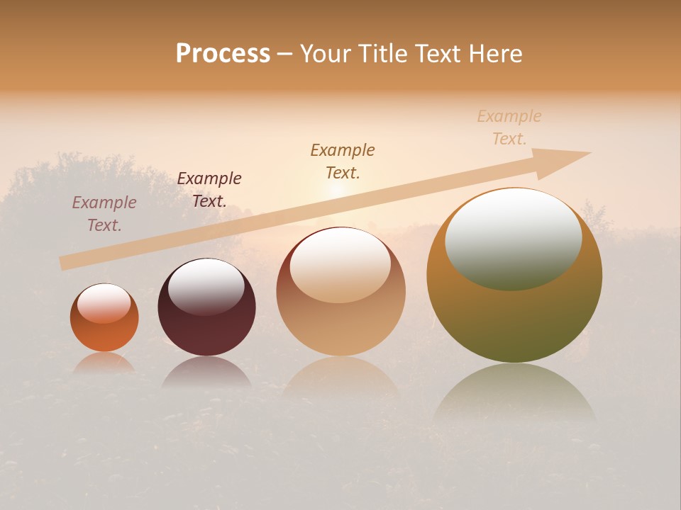 Spiderweb Landscape Outdoor PowerPoint Template