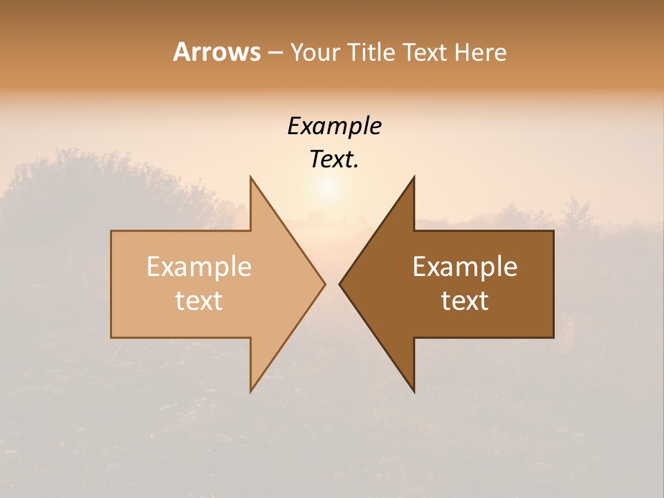 Spiderweb Landscape Outdoor PowerPoint Template