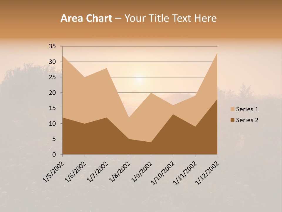 Spiderweb Landscape Outdoor PowerPoint Template