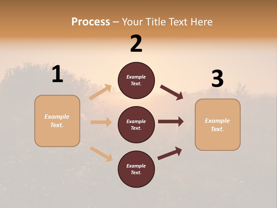 Spiderweb Landscape Outdoor PowerPoint Template