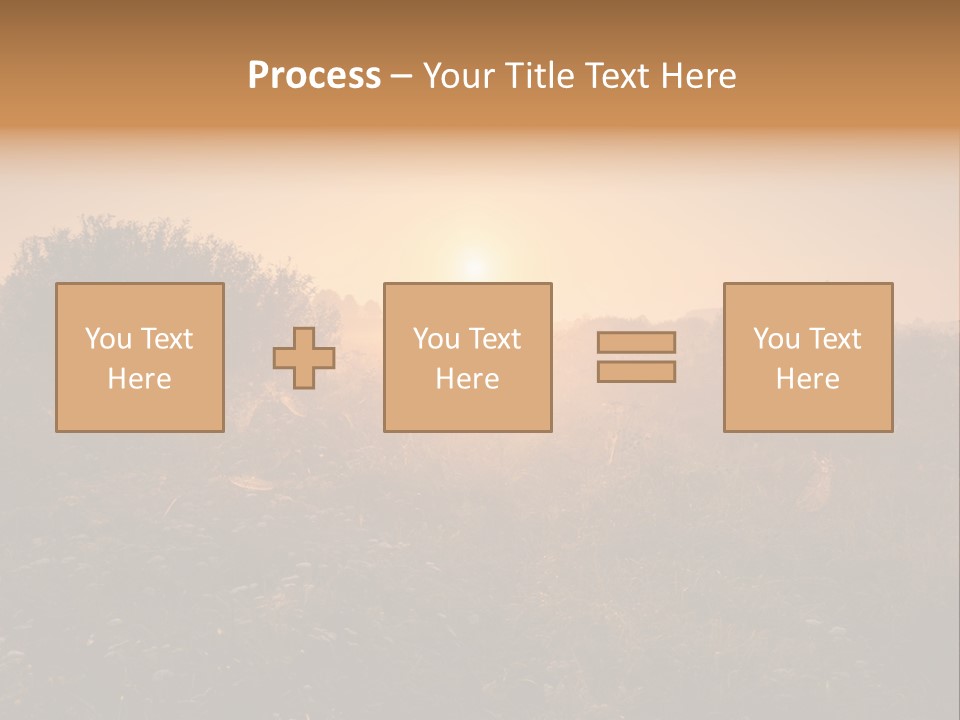 Spiderweb Landscape Outdoor PowerPoint Template
