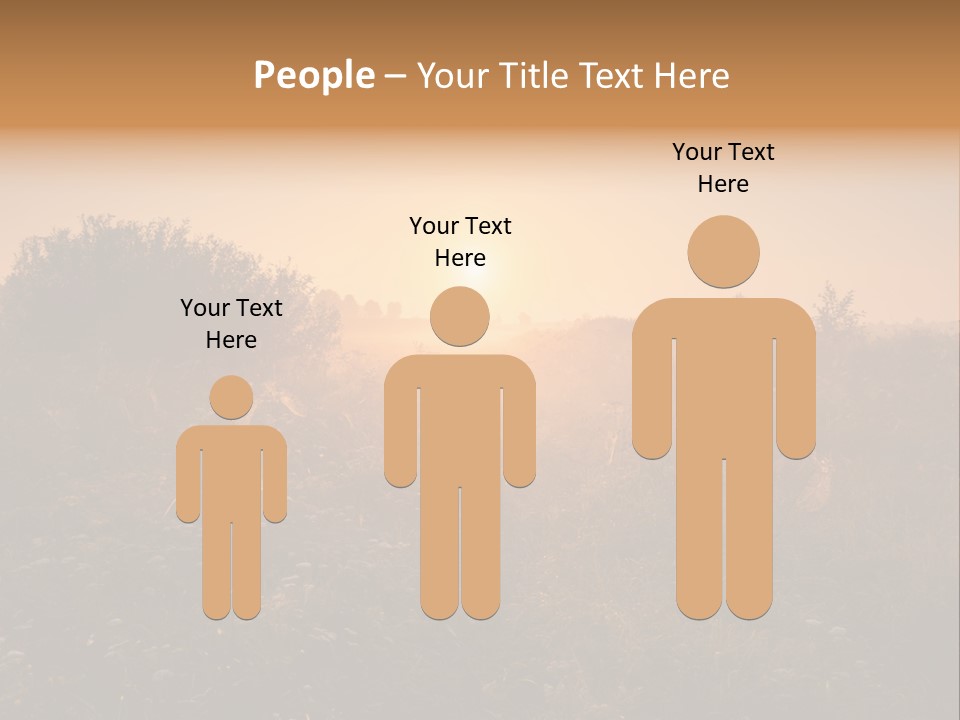 Spiderweb Landscape Outdoor PowerPoint Template