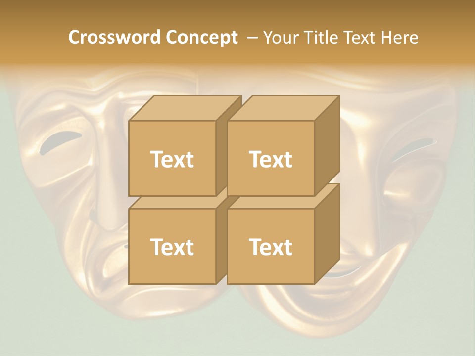 Expression Symbol Sad PowerPoint Template
