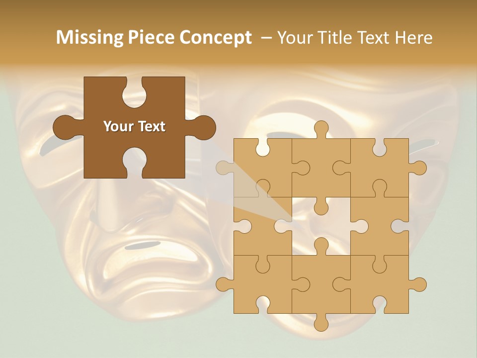 Expression Symbol Sad PowerPoint Template