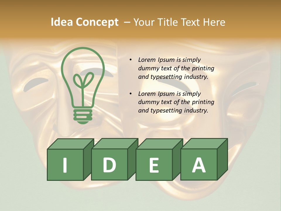 Expression Symbol Sad PowerPoint Template